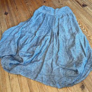 LUNA LUZ LINEN SKIRT